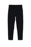 Emporio Armani Tailored Black Trousers With Classic Waistband In Black