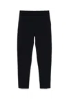 Emporio Armani Tailored Black Trousers With Classic Waistband In Black