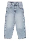 Emporio Armani Tapered-leg Jeans In 蓝色