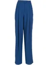 Emporio Armani Tapered-leg Trousers In Blue