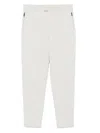 Emporio Armani Tapered Trousers In Grey
