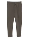 Emporio Armani Elastic Waistband Tapered Leg Sweatpants