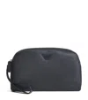 Emporio Armani Technical Wash Bag In Black