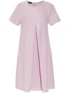 Emporio Armani Women's Crew Neck Mini Dress In Pink