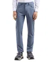 Emporio Armani Techno Stretch 5 Pocket Pants In Slate Grey