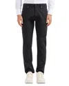 Emporio Armani Techno Stretch Five Pocket Pants In Solid Black