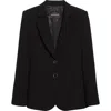Emporio Armani Techno Waffle Blazer In Black