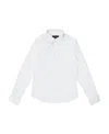 Emporio Armani Teen Embroidered Logo Shirt In White