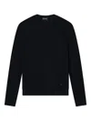 Emporio Armani Round Neck Sweater In Black