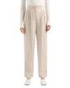 Emporio Armani Textured Slim Leg Pants In Multi