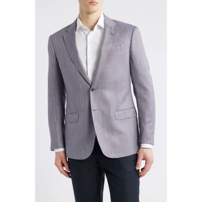 Emporio Armani Textured Sport Coat In Pink