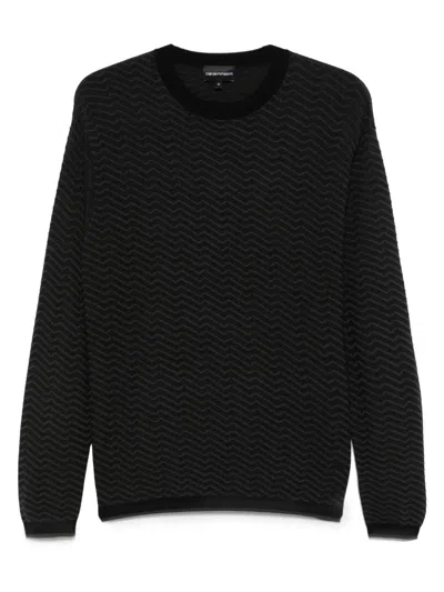 EMPORIO ARMANI TEXTURED SWEATER