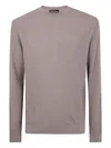 Emporio Armani Round Neck Sweater Clothing In Purple
