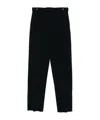 Emporio Armani Wool Trousers In Textured Fabric