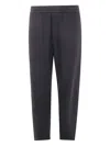 Emporio Armani Man Pants Black Size Xs Modal, Wool