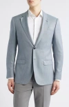 Emporio Armani Textured Viscose & Silk Sport Coat