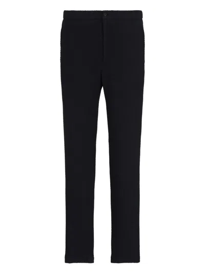 EMPORIO ARMANI TEXTURED WEAVE TROUSERS