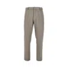 Emporio Armani Textured Wool Jersey Pants In Multi