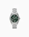 Emporio Armani Three-hand Date Stainless Steel Watch In Multicolore