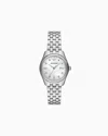 Emporio Armani Three-hand Date Stainless Steel Watch In Multicoloured