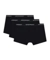 Emporio Armani Three-piece Boxer Briefs In Black
