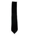 Emporio Armani Velvet Tie In Black