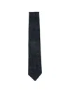 Emporio Armani Patterned Tie In Blue