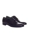 Emporio Armani Tie Business Casual Shoes In Black