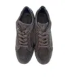 Emporio Armani Tie Casual Sports Shoes In Black