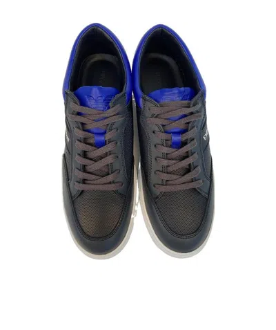 Emporio Armani Tie Casual Sports Shoes In Black