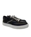 Emporio Armani Tie Casual Sports Shoes In Black