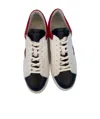 Emporio Armani Tie Casual Sports Shoes In Nude