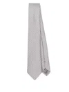 Emporio Armani Men's Silk Tie In Grey