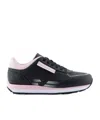 Emporio Armani Tie Low-top Casual Sneakers In Black