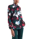 EMPORIO ARMANI TIE NECK BLOUSE