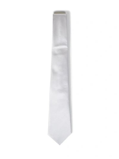 Emporio Armani Tie In White