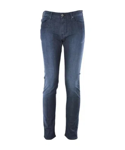Emporio Armani Tight Jeans In Blue