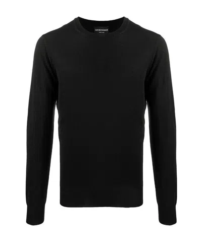 Emporio Armani Tight Sweater In Black