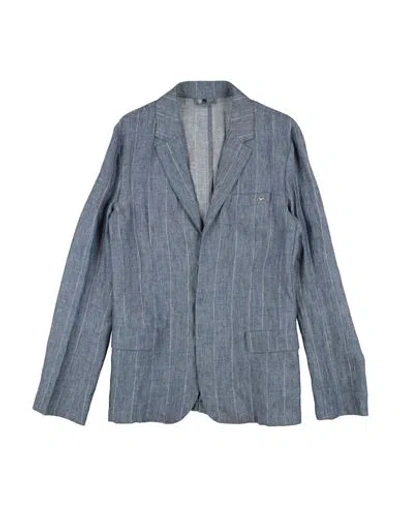 Emporio Armani Babies'  Toddler Boy Blazer Blue Size 6 Linen