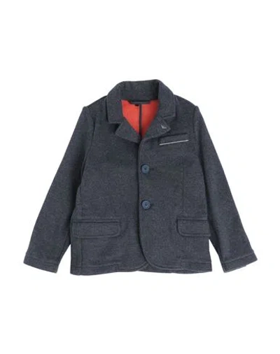 Emporio Armani Babies'  Toddler Boy Blazer Grey Size 6 Cotton, Polyester, Polyamide