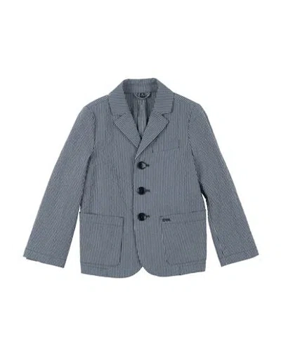 Emporio Armani Babies'  Toddler Boy Blazer Midnight Blue Size 6 Cotton, Elastane