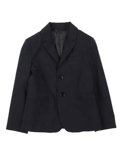 Emporio Armani Babies'  Toddler Boy Blazer Midnight Blue Size 6 Polyester, Viscose, Elastane