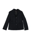 Emporio Armani Toddler Boy Blazer Midnight Blue Size 6 Polyester, Viscose, Elastane In Blue