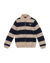 Emporio Armani Toddler Boy Cardigan Beige Size 6 Viscose, Virgin Wool, Polyamide, Cashmere In Beige