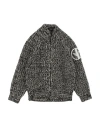 Emporio Armani Toddler Boy Cardigan Black Size 7 Virgin Wool, Acrylic In Black