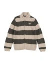 Emporio Armani Babies'  Toddler Boy Cardigan Military Green Size 6 Viscose, Virgin Wool, Polyamide, Cashmere