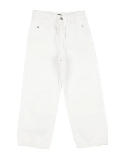 Emporio Armani Babies'  Toddler Boy Jeans White Size 6 Cotton