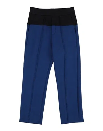 Emporio Armani Babies'  Toddler Boy Pants Blue Size 6 Cotton, Polyester, Elastane