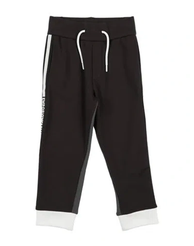 Emporio Armani Babies'  Toddler Boy Pants Dark Brown Size 6 Cotton