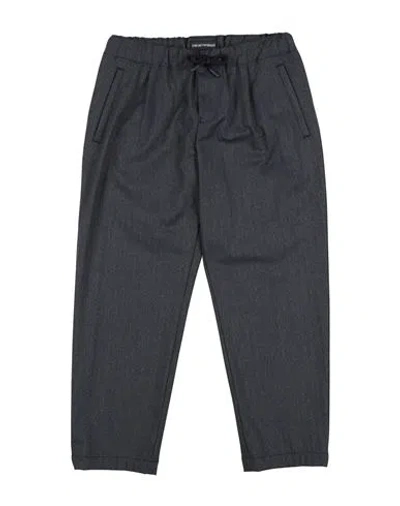 Emporio Armani Babies'  Toddler Boy Pants Navy Size 6 Polyester, Viscose, Elastane